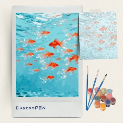 goldfish under the sea