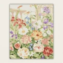Finished vintage botanical garden paint by numbers for adults